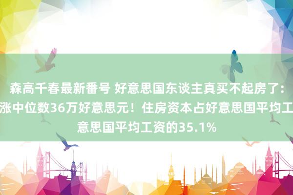 森高千春最新番号 好意思国东谈主真买不起房了：房价握续高涨中位数36万好意思元！住房资本占好意思国平均工资的35.1%