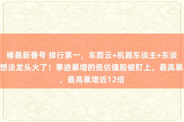 椿最新番号 排行第一，车路云+机器东谈主+东谈主工智能想法龙头火了！事迹暴增的低估值股被盯上，最高暴增近12倍