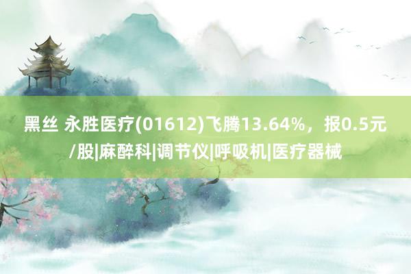 黑丝 永胜医疗(01612)飞腾13.64%，报0.5元/股|麻醉科|调节仪|呼吸机|医疗器械